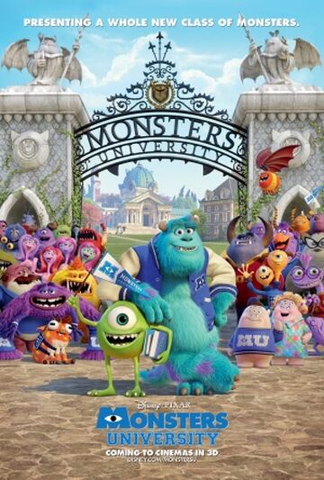 Monstruos S.A.' volverá a los cines en 3D en febrero de 2013