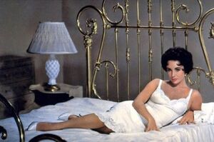 Elizabeth Taylor in Cat on a Hot Tin Roof