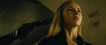 Hermione Corfield (with ) in Mission Impossible: Rogue Nation