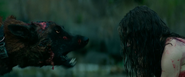 Nadine Crocker moments before her death in Cabin Fever (2016)