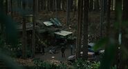 Michael Caine's death (lying on ground) in Children of Men
