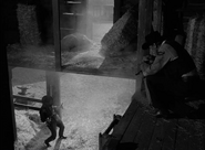 Lee Van Cleef’s death (bottom) in High Noon