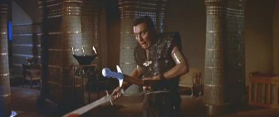 Sydney Chaplin in Land of the Pharaohs