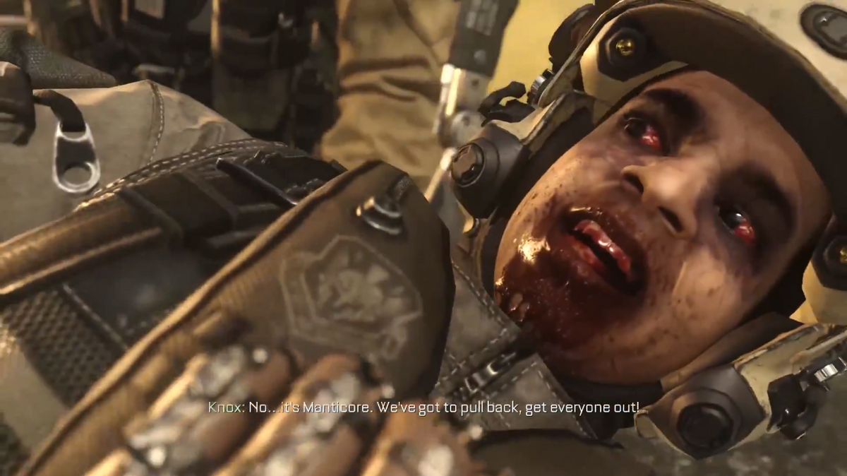 Call Of Duty Advanced Warfare: Knox Death Scene 