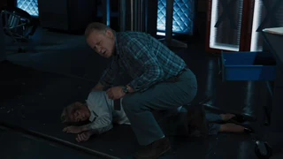 Tina Benko (with Stellan Skarsgard) in The Avengers