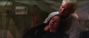 Olivia Hussey (with Vernon Wells) in Undeclared War
