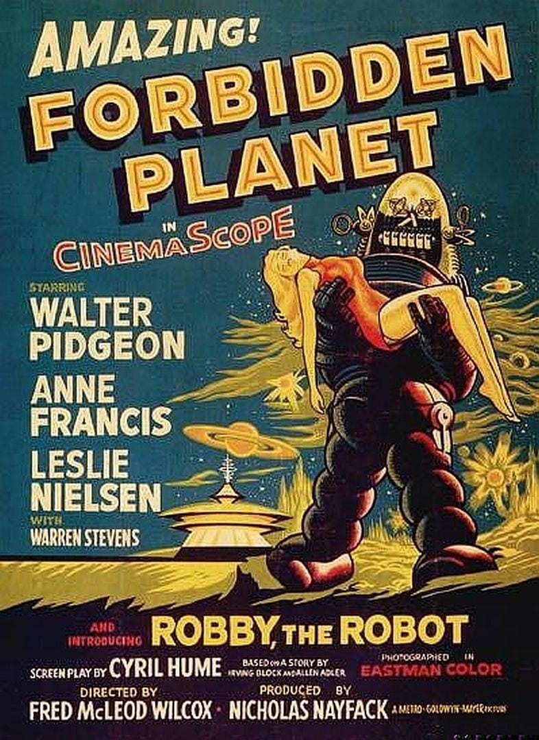 Forbidden Planet. 1956. Directed by Fred M. Wilcox