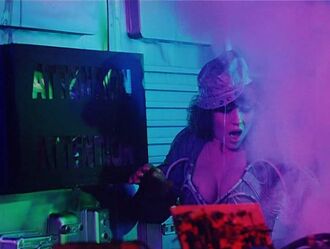 Ava Cadell just before her death in Spaced Out