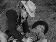 Paul Carr dead with Robert Culp in 'Rawhide: Incident at the Top of the World'