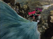 Rik Mayall's animated death in The Princess and the Goblin