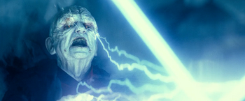 Palpatine's death (The Rise of Skywalker)