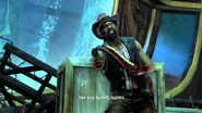 Badreya's CG character just before his death in Uncharted 3