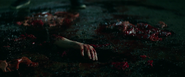 Nadine Crocker's severed arm in Cabin Fever (2016)