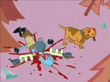 David Winn's death in Don't Yank My Chain