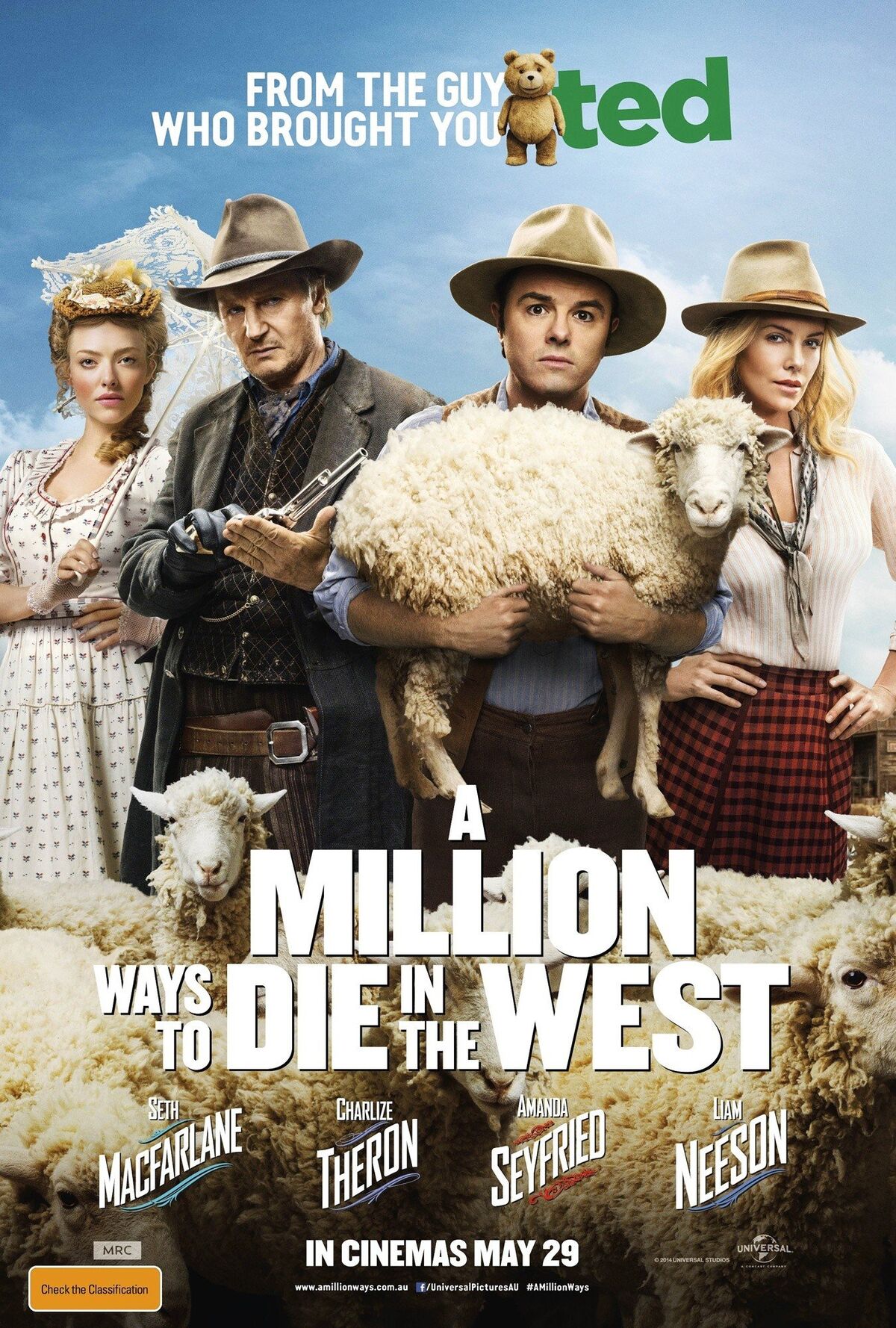 A Million Ways to Die in the West (2014) | Cinemorgue Wiki | Fandom