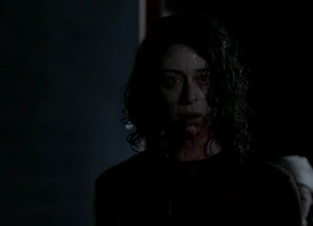 Adina Verson just before her death in The Strain: Last Rites