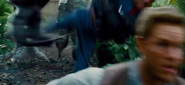 Eddie J. Fernandez death (with Chris Pratt) in Jurassic World