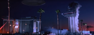 The Splitting of the Vegas hotel in Mars Attacks!