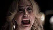 Jennifer Blanc before her (off-camera) death in Among Friends