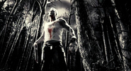 Elijah Wood's death on right, in Sin City