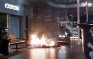 Barbara Crampton's death in Chopping Mall