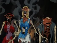 Jim Cummings' (on the right) animated death in Scooby-Doo on Zombie Island
