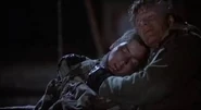Charlie Sheen (left, with Patrick Swayze) in Red Dawn
