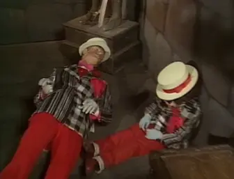 Brian Berlin (left) in The Ghost Busters: The Dummy's Revenge 