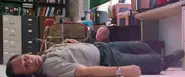 James Remar (lying down) in RED