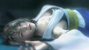 Hedy Burress, as Yuna, in Final Fantasy X-2