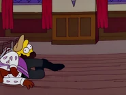 Hank Azaria’s fourth animated death (with Harry Shearer’s) in The Simpsons: Tales from the Public Domain