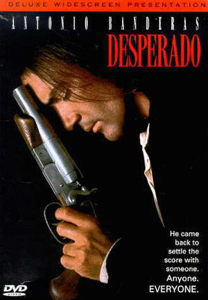 ANTONIO BANDERAS in DESPERADO, 1995, directed by ROBERT RODRIGUEZ