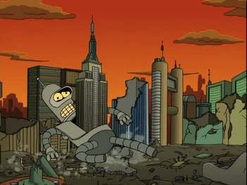 John Dimaggio's death in Futurama: Anthology of Interest I