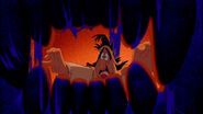 His animated death in Aladdin