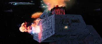 Hilton McRae's death in Star Wars Episode VI: Return of the Jedi