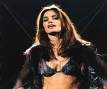 Cindy Crawford's double in Bodyguards