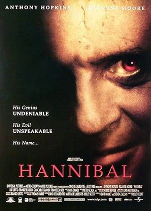Hannibal 2001 poster