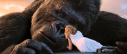 Andy Serkis' Kong at the point of his death in 'King Kong'