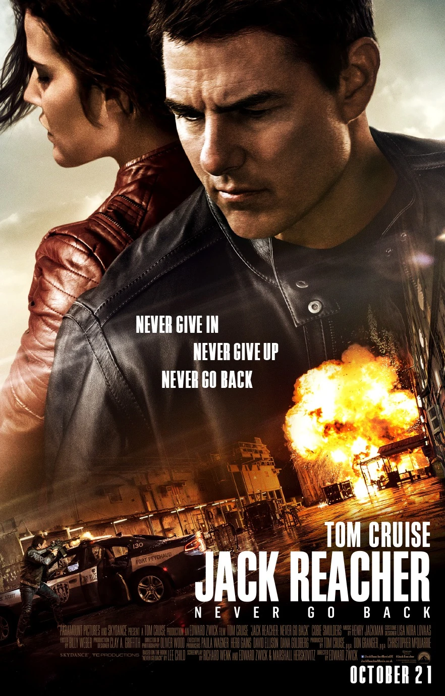 Jack Reacher Never Go Back 2016 Cinemorgue Wiki Fandom Jack reacher must uncover the truth behind a major government conspiracy in order to clear his name. 2016 cinemorgue wiki fandom