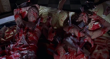 Janet Kidder (right) in Bride of Chucky