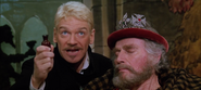 Charlton Heston (right, with Kenneth Branagh) play-within in Hamlet