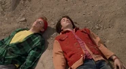 Alex Winter (left) with Keanu Reeves in Bill & Ted’s Bogus Journey