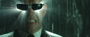 Hugo Weaving's death in The Matrix Revolutions