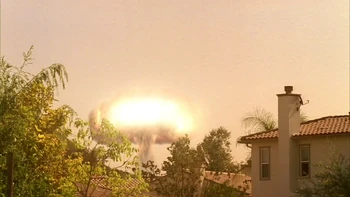 The nuclear explosion that kills Raphael Sbarge in 24: Day 6: 9:00 a.m.-10:00 a.m..