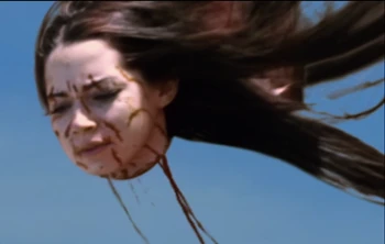 Jennifer Pudavick's head (prop) in Wrong Turn 4: Bloody Beginnings