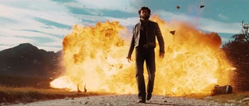 Daniel Henney's death (with  walking away) in X-Men Origins: Wolverine