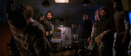 Richard Masur getting shot in The Thing