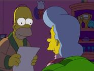 Glenn Close's animated death (with Dan Castellaneta) in The Simpsons: Mona Leaves-a.
