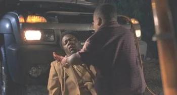 Bernie Mac (with ) in Bad Santa