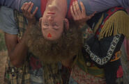 Victor Garber being carried in Godspell